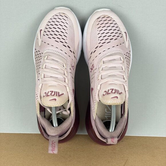 Nike Air Max 270 Barely Rose Athletic Shoes Womens 7 Pink Purple Low Top Sneaker - Picture 8 of 10